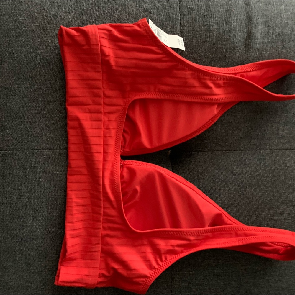 Aerie Red Women's Swimsuit - Large - Picture 3 of 7